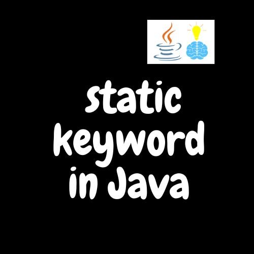 static keyword in Java