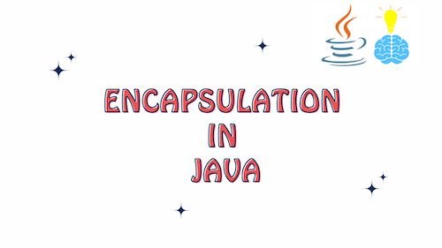 Encapsulation in Java