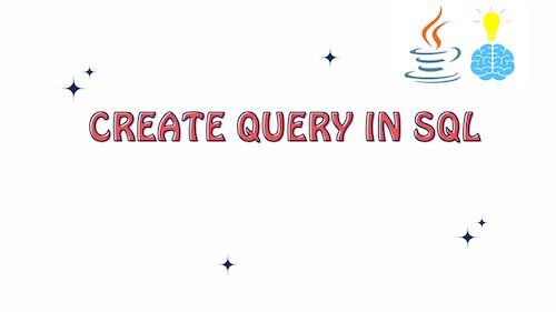 Create Query in SQL