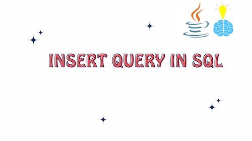 Insert Query in SQL