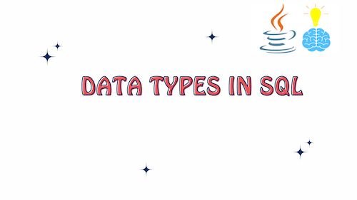 Data Types in SQL