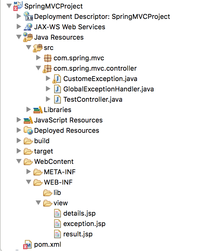 Spring Mvc Exception Handling Javagyansite