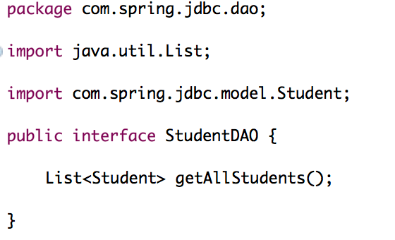 Spring JDBCTemplate with Example - Javagyansite