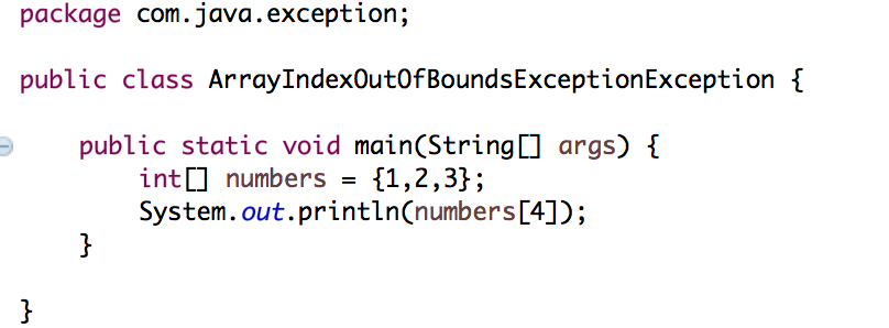 List of Unchecked Exception in Java