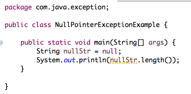 List of Unchecked Exception in Java